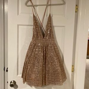 Purple Sequins dress